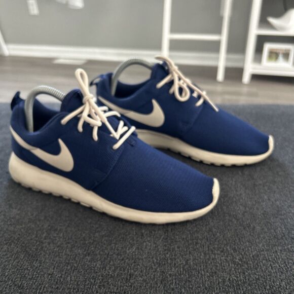 Nike Roshe One Women's Royal Blue Oatmeal Mesh Running Shoes 511882-404 Size 9 - Picture 3 of 7